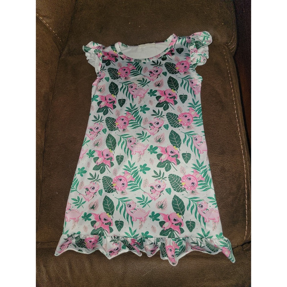 Ling Ai shi lu dinosaur dress size 100 4t‎